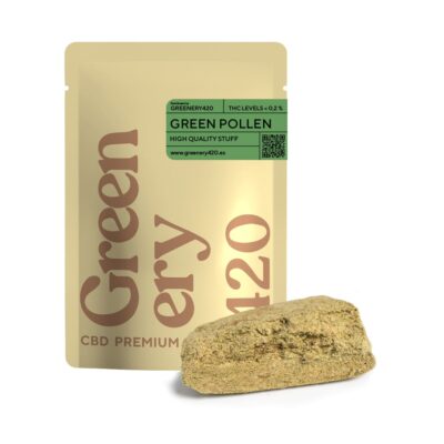 Hash de pólen verde CBD - compre na Greenery ao melhor preço