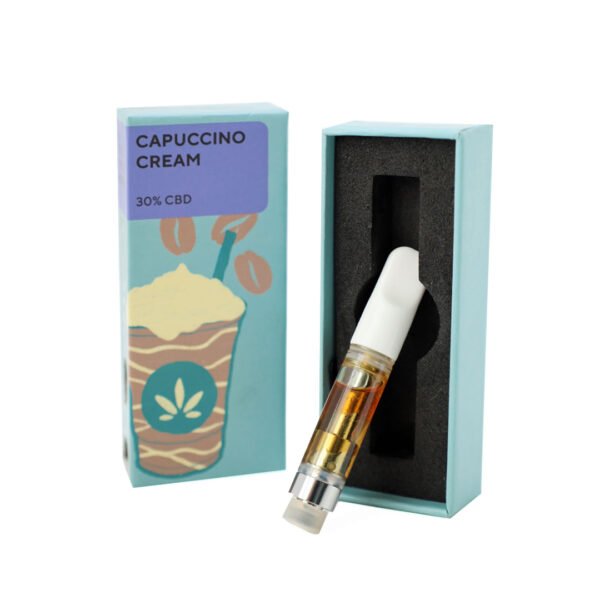 Cappuccino cbd vaper, sabor intenso de café para vaping