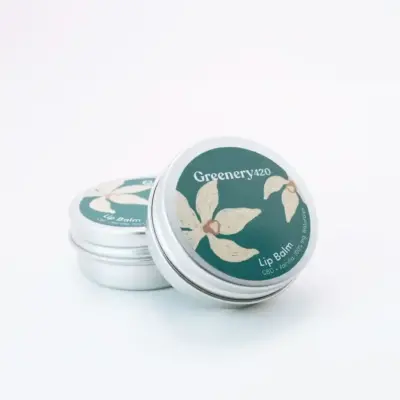 Bálsamo labial enriquecido com CBD ou bálsamo labial. O melhor produto para os seus lábios. 