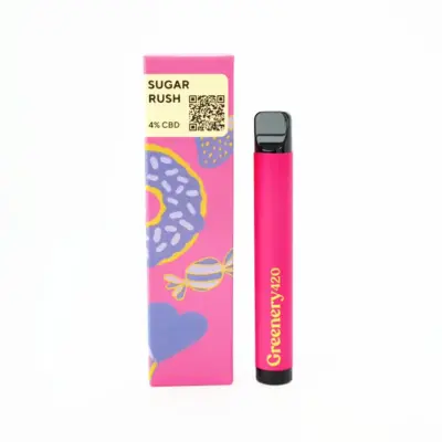 CBD Sugar Rush Vaper com 4% de CBD - Disponível para compra online na Greenery
