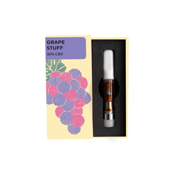 Cartucho para vaporizadores de CBD para vape Grape Stuff