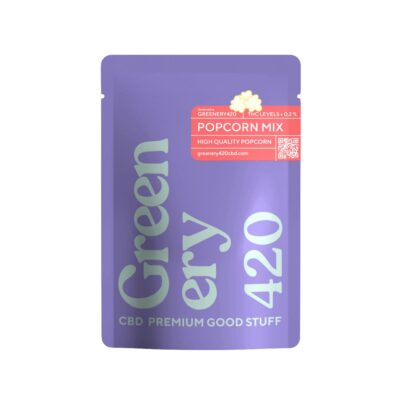 Mistura de pipoca por CBD por Greenery 420