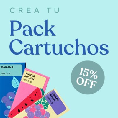banner pack cartuchos para vapear cbd elige dos o más cartuchos y obtén un descuento 15 por ciento Greenery420