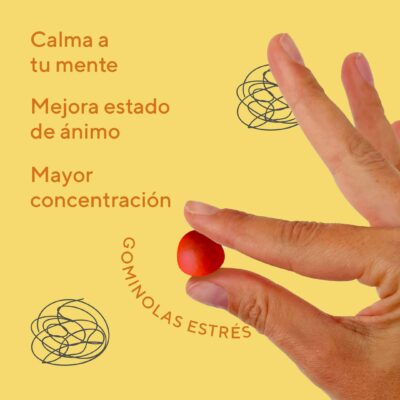 Gomas para ansiedade. Suplemento dietético à base de vitamina B6, zinco,