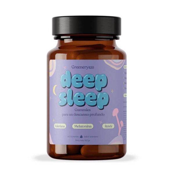 Gomas para dormir. Esta pequena goma contém melatonina, valeriana, cogumelo Reishi e vitamina B6.