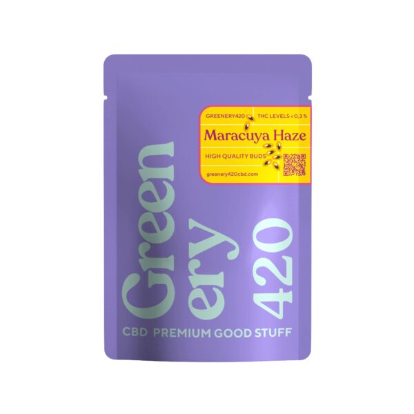 Descubra nossa nova variedade de flores CBD Maracujá Haze por grennery420