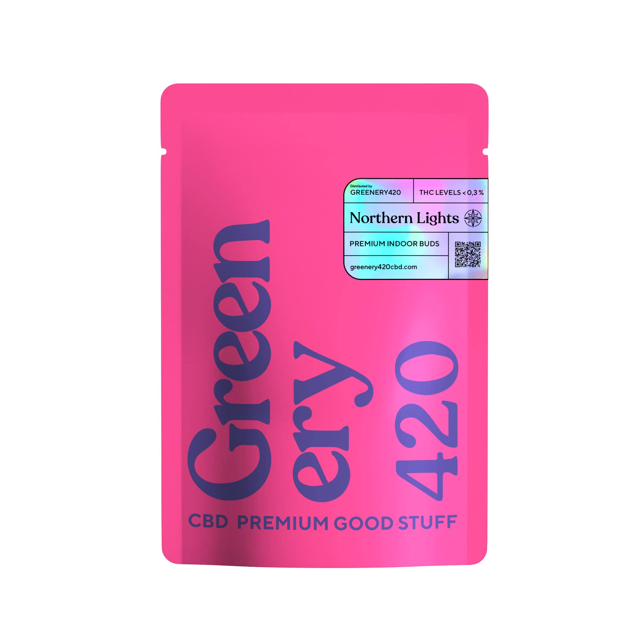 Descubra a nossa variedade Indoor Northern Lights by Greenery420 CBD