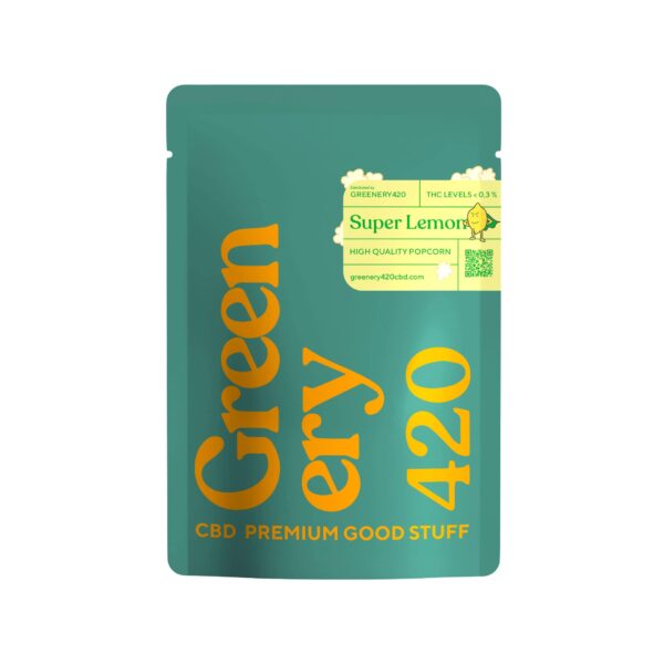 Descubra a nossa variedade Super Lemon CBD Small Buds da Greenery420
