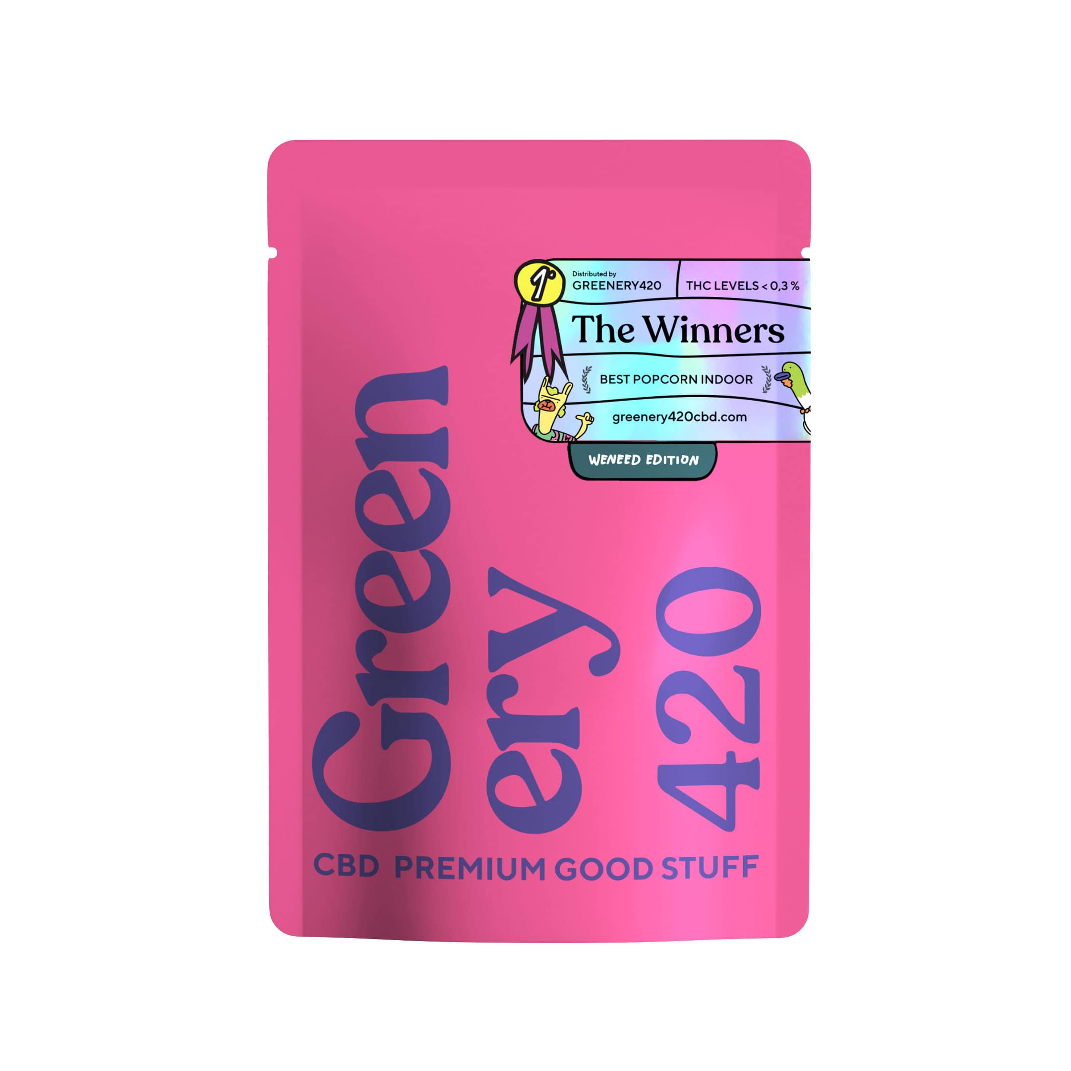 Descubra as flores de CBD mais premiadas da Europa agora em formato de pipoca