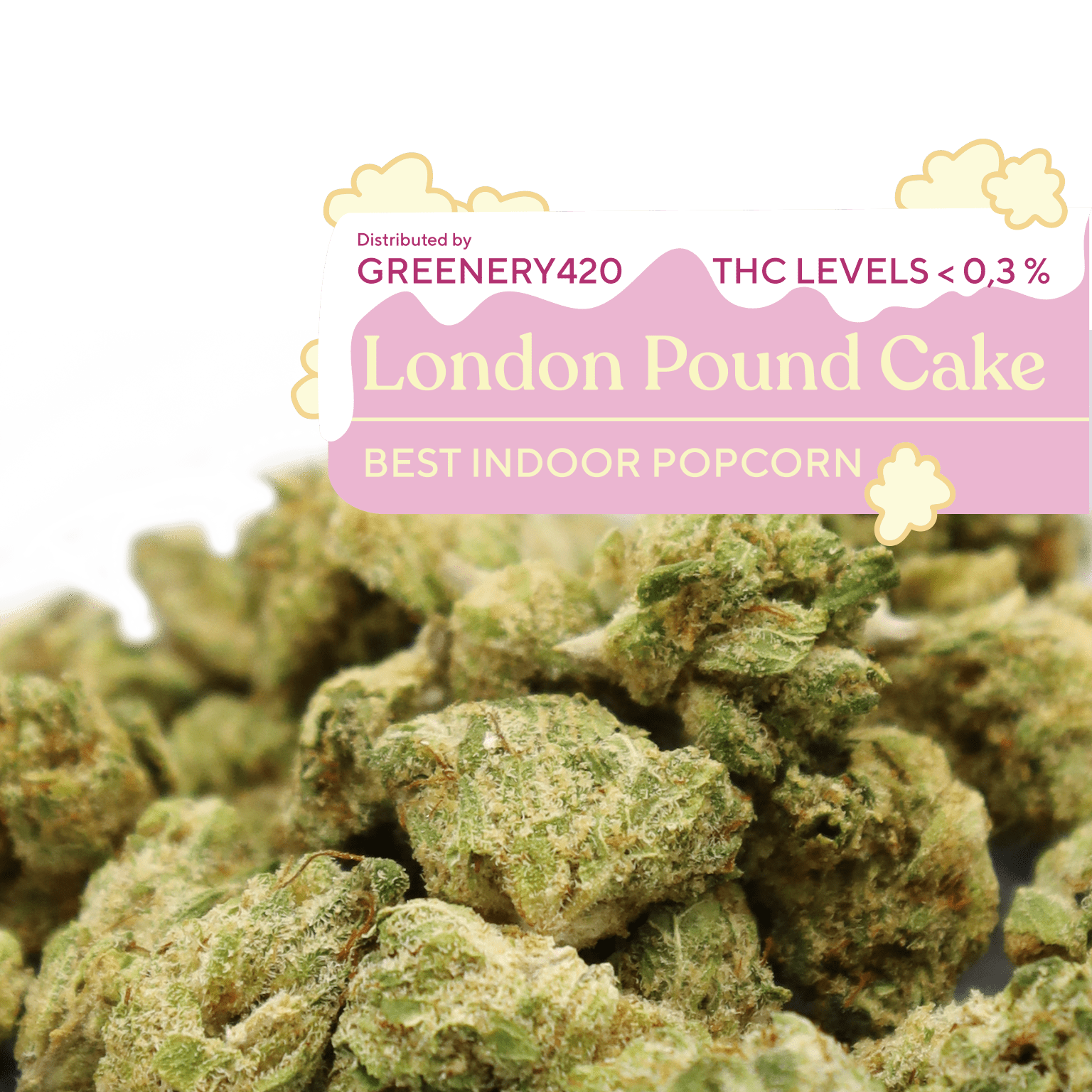 Popcorn CBD London Pound Cake