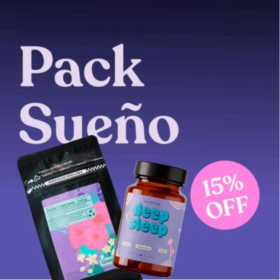 Pacote de sono Banner CBD com gomas de sono profundo para dormir melhor e infusões de sementes de cânhamo 15% de desconto Greenery420